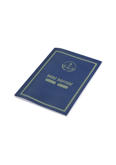 Gülpaş Ders Defteri Yoklamalı Plastik Kapak 6 7 8 Sınıf 6. Ders 25x35 Çok Renkli