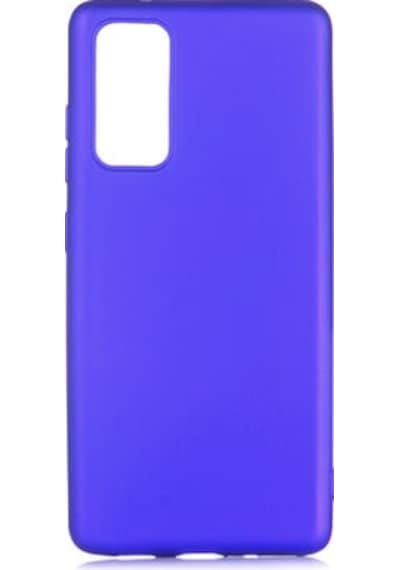 Samsung Galaxy Uyumlu S20 Fe Kılıf Esnek Premier Silikon Kapak Lacivert