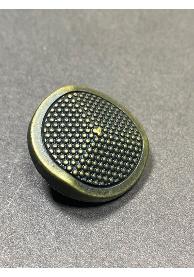 Kaban Manto Düğmesi / Metalize Plastik Düğme / Oksit 3 Cm 6 Lı