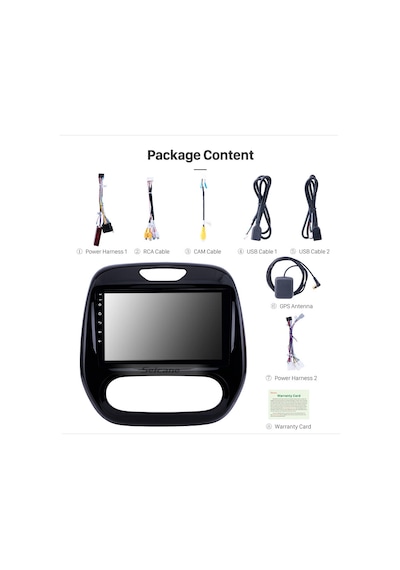 Renault Captur M-a/c 2015+ Multimedya Navigasyon Usb Kamera Carplayer 6 Ram