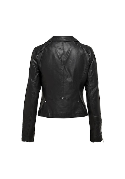 Only 15153079 Onlgemma Faux Black Kadın Deri Mont Siyah