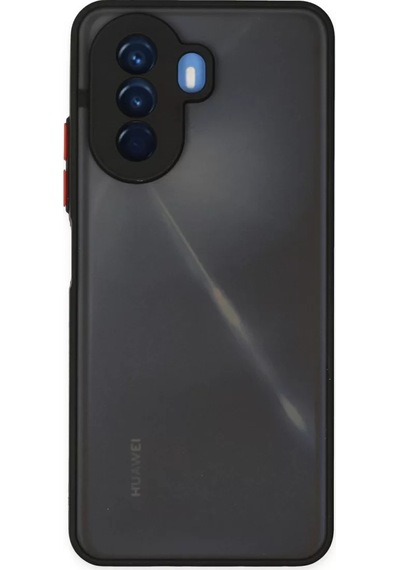 Newface Huawei Nova Y70 Kılıf Montreal Silikon Kapak - Siyah