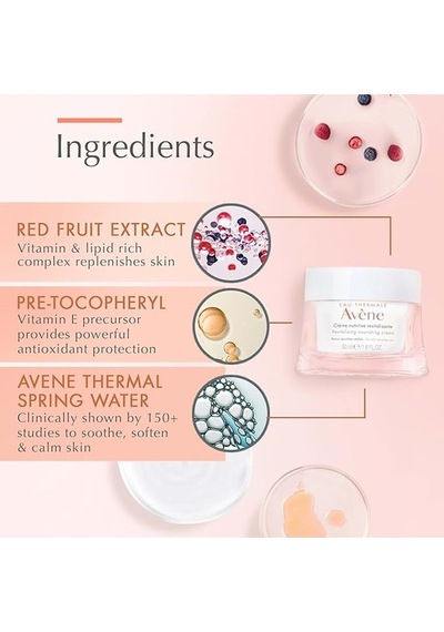 Avene Creme Nutritive Revitalisante Kuru Çok Kuru Ve Hassas Ciltler İçin Yüz Bakım Kremi 50 Ml
