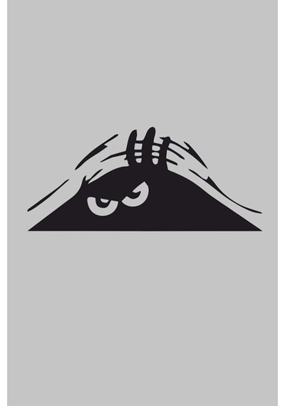 Bagajdan Bakan Adam Araç Oto Sticker (30X13,5 Cm)
