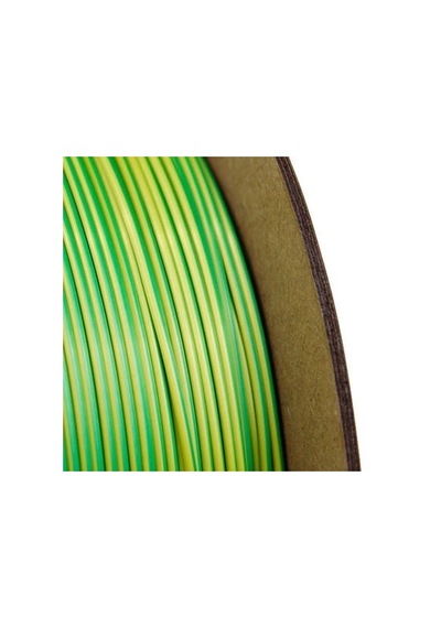 Nanelab Çift Renkli Silk Pla Filament - Sarı-yeşil - 1.75mm - 1kg