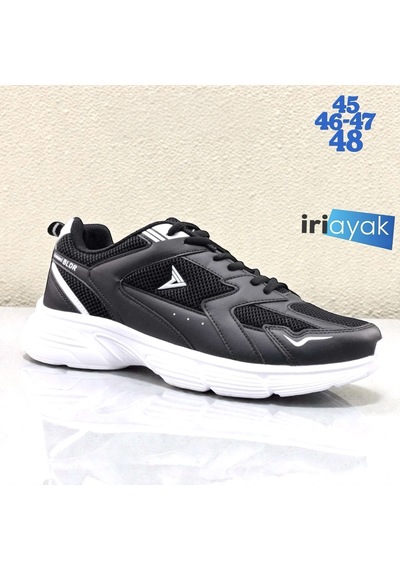 İriayak Büyük Numara 45-48 / Erkek Spor / Erkek Günlük Kullanıma Uygun Siyah - Beyaz İriayak Büyük Numara 45-48 / Erkek Spor / Erkek Günlük Kullanıma Uygun Siyah - Beyaz