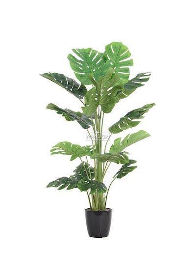 Yapay Deve Tabanı Ağacı Monstera Ağacı Gerçek Dokulu 16 Yapraklı 150 Cm