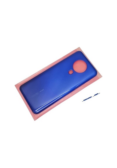 Tecno Spark 6 Ke7 Kasa Arka Pil Batarya Kapağı Senalstore - Mavi Mavi