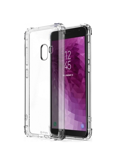 Blogy Galaxy J6 Plus İle Uyumlu Crystal Fit Kılıf Crystal Clear