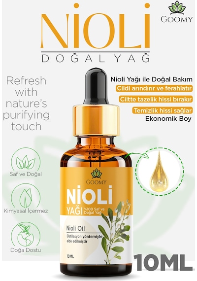 Goomy Nioli Yağı %100 Doğal Bitkisel Uçucu Yağ Niaouli Essential Oil 10ml 10 ML