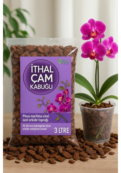 3 Litre Ithal Çam Kabuğu - Ithal Orkide Toprağı - Elenmiş Temizlenmiş Iri Yapıda Diğer