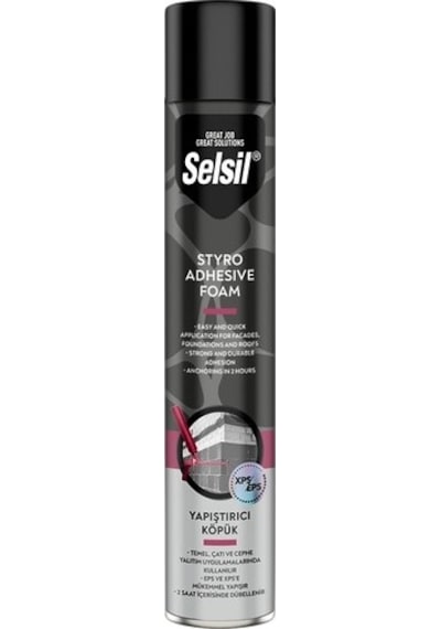 Selsil Yapıştırıcı Köpük Manuel 750 Ml