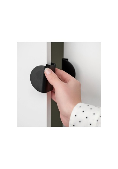 Kulp, Siyah, 60 Mm, 2 Adet