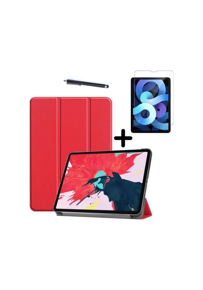 Apple Ipad Air 5. Nesil 2022 10.9 Uyumlu Kılıf Ekran Koruyucu Ve Kalem Seti Kapaklı Kılıf