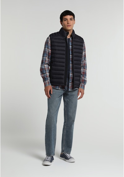 Colin's Colins Slim Fit Dik Yaka Fermuarlı Astarlı Erkek Lacivert Yelek Cl1082936 Q1.v1 Nav