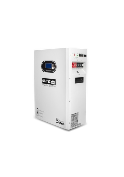 Ortec Solar 5 Kwh 51.2 V 100 Ah Duvar Tipi Truva Serisi Lifepo4 Batarya