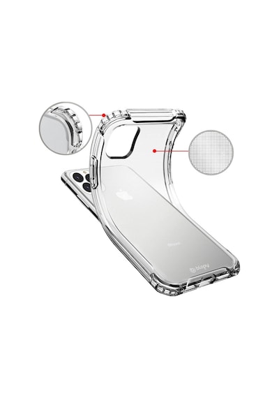 Apple Uyumlu iPhone Blogy 11 Pro İle Crystal Fit Kılıf Clear