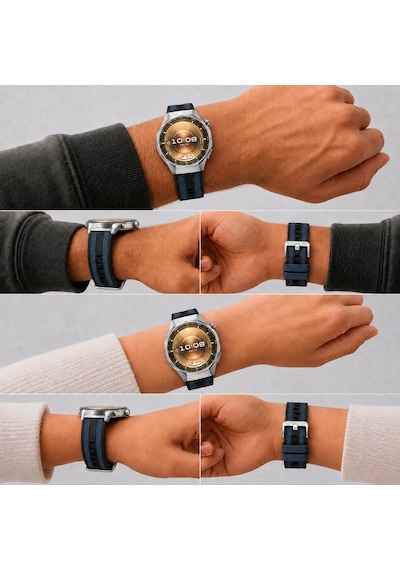 Huawei Watch Gt 6 Pro 46mm Uyumlu 22mm Outdoor Tasarım Spor Silikon Kordon