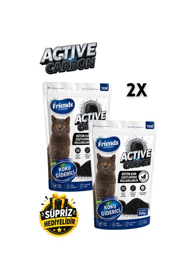 Aktif Karbon Kedi Kumu Koku Giderici 500 Gr