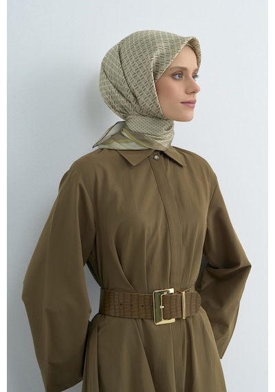 Armine Saf İpek Sura Eşarp-2026 İlkbahar-yaz- 950200d Yeşil