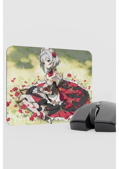 Noelle Genshin Impact Anime Oyuncu V5 - 22x18 Gaming Mouse Pad Fare Altlığı
