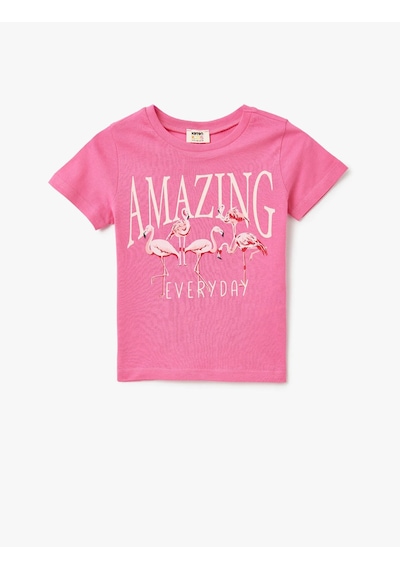 Koton Pembe Kız Çocuk T-shirt 5skg10053ak Pembe Koton Pembe Kız Çocuk T-shirt 5skg10053ak Pembe