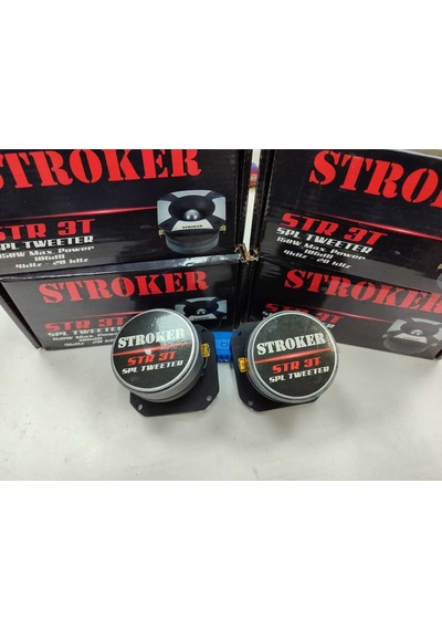 Hdsound Stroker Spl Tweeter 10 Cm Prof Sıstem 150w 4khz 20khz 3t Kare