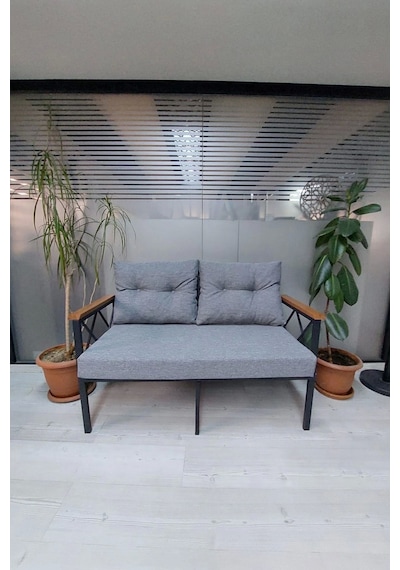 Safir Balkon-bahçe-kafe Çay Seti Koltuk Oturma Takımı-oturma Grubu,ofis Koltuğu İkili Gri Safir Balkon-bahçe-kafe Çay Seti Koltuk Oturma Takımı-oturma Grubu,ofis Koltuğu İkili Gri