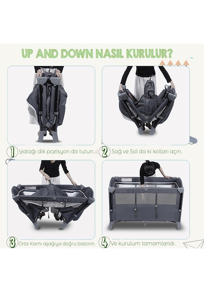 Baby Home 8 in 1 Yeni Doğan Full Takım Set 1010 Travel Sistem Bebek Arabası Ve Lorelli Anne Yanı Beşik Oyun Parkı Yatak Beşik