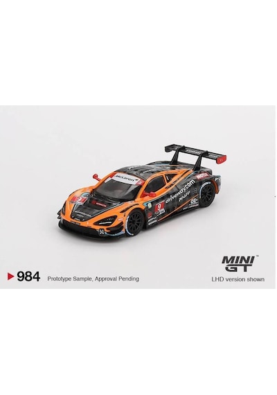 Mini Gt 984 Mclaren 720s Gt3 Evo Pfaff Motorsports 2024 Imsa Daytona 1/64 Model Araba