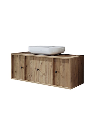 Gusto Ayaksız Oval Lavabolu Mdf 120 Cm Çekmeceli Banyo Dolabı Atl Atlantik Çam Gusto Ayaksız Oval Lavabolu Mdf 120 Cm Çekmeceli Banyo Dolabı Atl Atlantik Çam