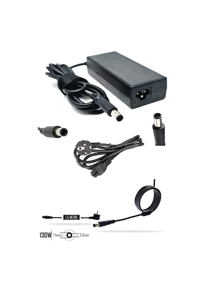 Notebook Adaptör, Şarj Aleti - 130w - Dell Inspiron 15 7559 P57f002 Muadili İle Uyumlu