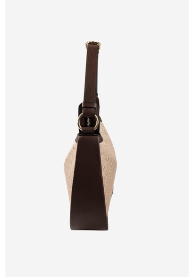 Silver Polo Sp1263 Kadın Omuz Çantası Logolu Nut-kahve