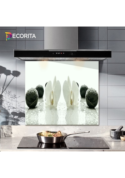 Decorıta Cam Ocak Arkası Koruyucu | Beyaz Orkide Siyah Oniks Decorıta Cam Ocak Arkası Koruyucu | Beyaz Orkide Siyah Oniks