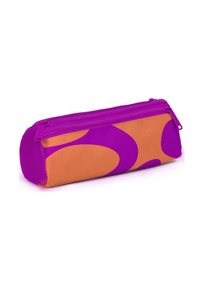 Coral High Koyu Pembe Turuncu Desenli 3'lü Okul Çanta Seti Set0123684 - Kız Çok Renkli