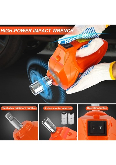 5 Tonluk Elektrikli Hidrolik Kriko Kiti Hızlı Lastik Değişimi İçin Güçlü Çözüm