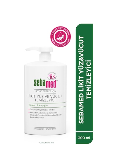Sebamed Hassas Ciltler İçin Yüz & Vücut Temizleyici 300 Ml