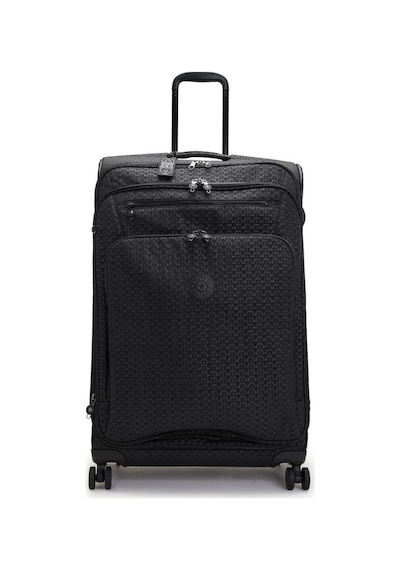 Kipling Kıplıng New Youri Spin L Büyük Boy Tekerlekli Valiz Siyah Sıgnature Emb Siyah