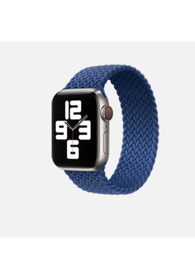 Apple Uyumlu  Watch 44 MM Krd-32 Sağlam Hasır Örgü Medium Kordon
