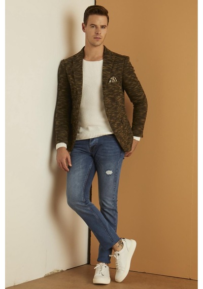 Efor 044 Slim Fit Mavi Jean Pantolon Mavi