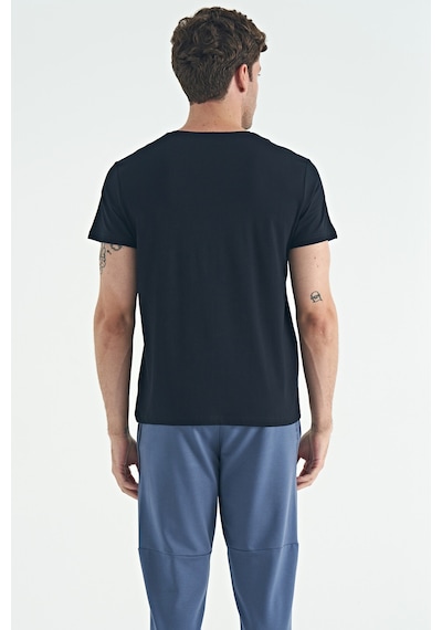 Air Jones Tommy Life Calvin Lacivert Basic Erkek T-shirt - 88245 Lacivert