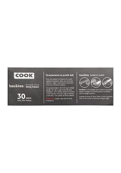 Cook Bas-kes Streç Film 30x30 M Mavi 0