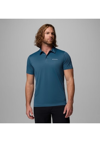 Columbia Ao3614 Hike Technical Erkek Polo T-shirt 1990401429 Mavi