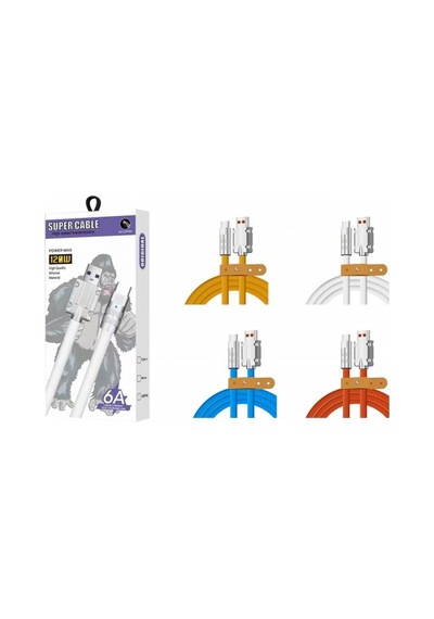 PLATOON PL-8753 TYPE-C Usb 6 Amper Hızlı Şarj Kablosu