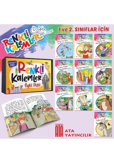 Ata Yayıncılık Renkli Kalemler Öykü Dizisi ( 1 Ve 2. Sınıflar