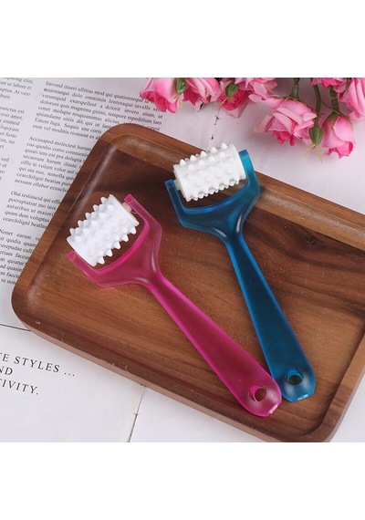 Parmak Rulo Masaj Rulosu Yüz Germe Masaj Yüz Şekillendirici Saydami