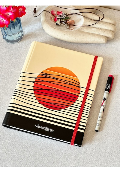 Gizli Spiralli Defter Sert Kapak 192 Sayfa 96 Yaprak 17x24 Cm 90gr. Çizgili 1160