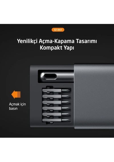 51in1 Hassas Manyetik Tornavida Seti