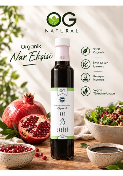OG natural Organik Nar Ekşisi 250 ML