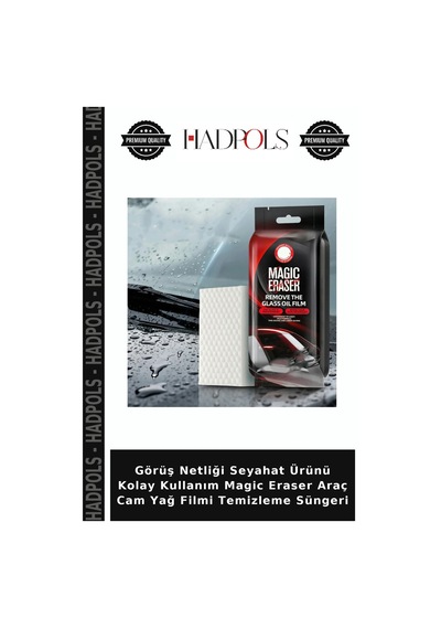 Görüş Netliği Seyahat Ürünü Kolay Kullanım Magic Eraser Araç Cam Yağ Filmi Temizleme Süngeri